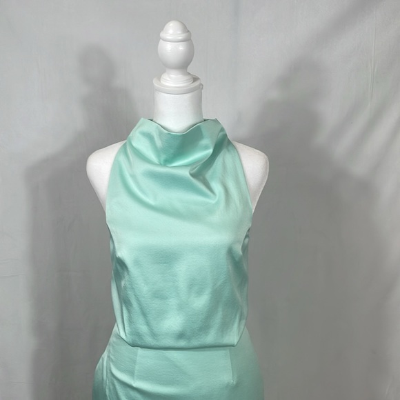 Revolve Elliott Camo Dress Aqua Color Size XS EUC - Picture 2 of 14